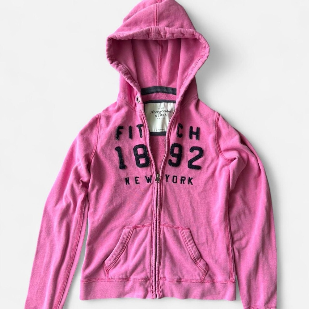 Y2K Abercrombie pink jacket